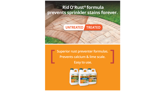 Website mobile view: Rid O’ Rust micro-site, Home carousel 2