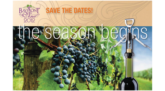 Save the Date jumbo postcard