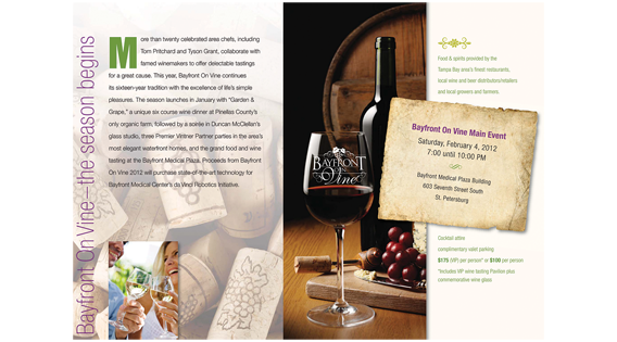 Event Sponsor brochure spread