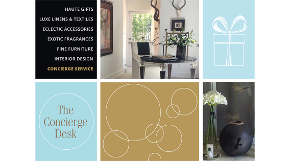 Website mobile view: Concierge services banner