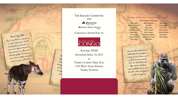 Main event Invitation inside