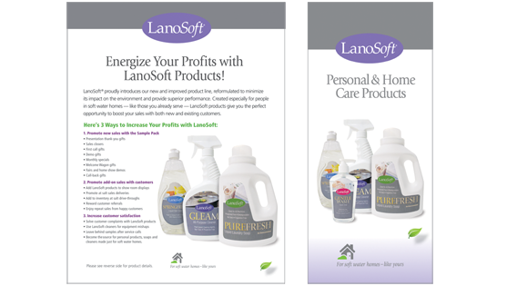 Sell sheet and marketing brochure cover