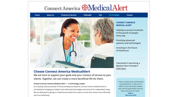 Website – Providers page