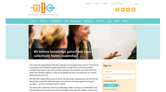 Website – Home page design