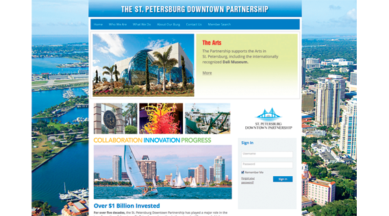 Website – Home page design