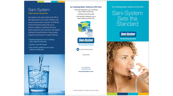 Marketing brochure – front side