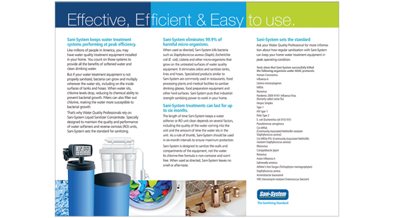 Marketing brochure – inside spread